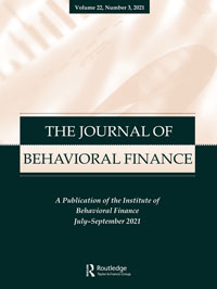Cover image for Journal of Behavioral Finance, Volume 22, Issue 3, 2021