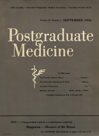 Cover image for Postgraduate Medicine, Volume 20, Issue 3, 1956