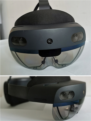 Figure 1 HoloLens (2nd gen) hardware, Microsoft Corp., 2019.