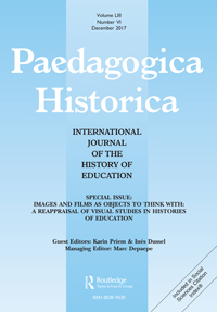 Cover image for Paedagogica Historica, Volume 53, Issue 6, 2017