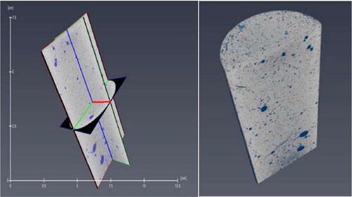 Figure 19. 3D images of uncracked cement plug-design R20.