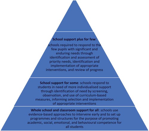 Figure 1. Three-level pyramid of support in RoI.