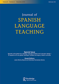 Cover image for Journal of Spanish Language Teaching, Volume 6, Issue 2, 2019