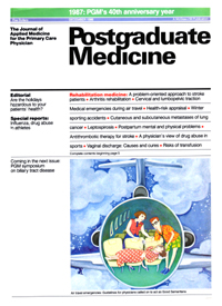 Cover image for Postgraduate Medicine, Volume 80, Issue 8, 1986
