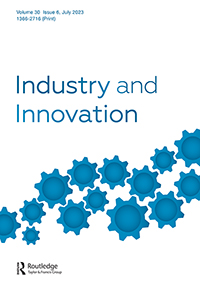 Cover image for Industry and Innovation, Volume 30, Issue 6, 2023