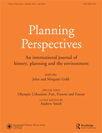 Cover image for Planning Perspectives, Volume 39, Issue 3, 2024