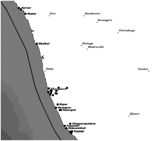 Figure 1: Geographical distribution of 28 melioidosis cases.