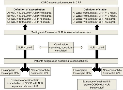 Figure 2 Flowchart of MEMs in COPD patients with CRF.