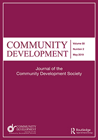 Cover image for Community Development, Volume 50, Issue 2, 2019