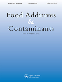 Cover image for Food Additives & Contaminants: Part B, Volume 13, Issue 4, 2020