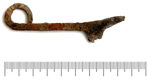 Fig 3 Fleam found North of Bispegata (C60001/16). Length 85 mm. Photograph by author.