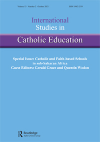 Cover image for International Studies in Catholic Education, Volume 13, Issue 2, 2021