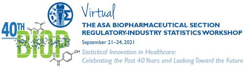 Figure 1: 2021 Logo for the 40th anniversary of the ASA Biopharmaceutical Section.