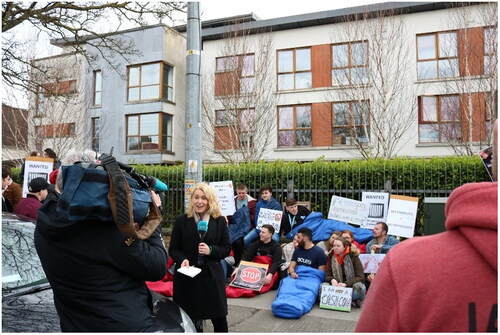 Figure 5. National news media covering student sleepout during Shanowen Shakedown. (Source: Interview participant).