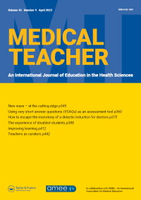 Cover image for Medical Teacher, Volume 45, Issue 4, 2023