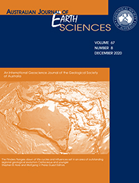 Cover image for Australian Journal of Earth Sciences, Volume 67, Issue 8, 2020