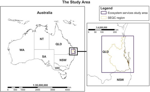 Figure 1. The South East Queensland (SEQ) region, Australia.
