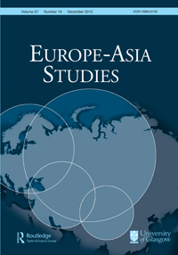 Cover image for Europe-Asia Studies, Volume 67, Issue 10, 2015