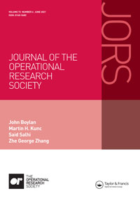 Cover image for Journal of the Operational Research Society, Volume 72, Issue 6, 2021