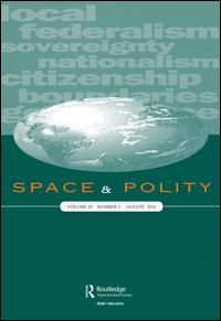 Cover image for Space and Polity, Volume 4, Issue 1, 2000