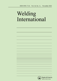 Cover image for Welding International, Volume 36, Issue 11, 2022