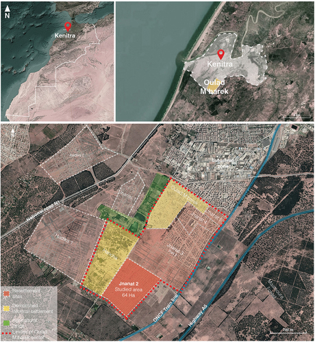 Figure 2. Situation of the study area. Source: map Data@2023 Google (adapted by the author).