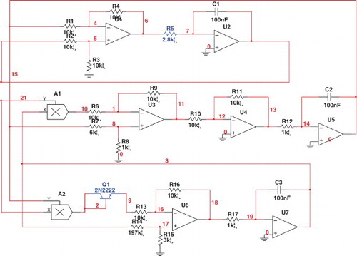 Figure 7. Circuit diagram of the system.