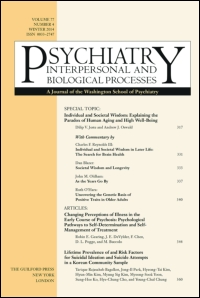 Cover image for Psychiatry, Volume 3, Issue 1, 1940