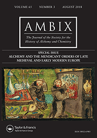 Cover image for Ambix, Volume 65, Issue 3, 2018