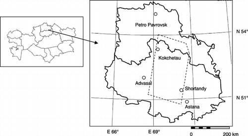 Figure 1  Location of study area.