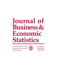 Cover image for Journal of Business & Economic Statistics, Volume 41, Issue 3, 2023