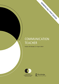 Cover image for Communication Teacher, Volume 35, Issue 2, 2021