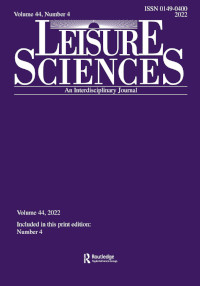 Cover image for Leisure Sciences, Volume 44, Issue 4, 2022