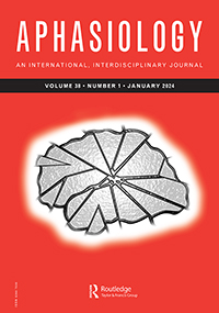 Cover image for Aphasiology, Volume 38, Issue 1, 2024