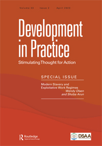 Cover image for Development in Practice, Volume 33, Issue 2, 2023