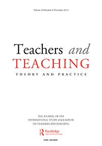 Cover image for Teachers and Teaching, Volume 24, Issue 8, 2018