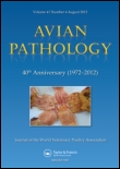 Cover image for Avian Pathology, Volume 41, Issue 4, 2012