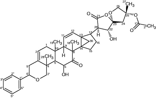 Figure 3. Structure of dichapetalin M.