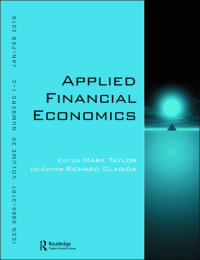 Cover image for Applied Financial Economics, Volume 21, Issue 9, 2011