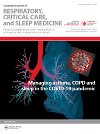 Cover image for Canadian Journal of Respiratory, Critical Care, and Sleep Medicine, Volume 4, Issue 2, 2020