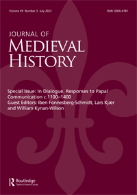 Cover image for Journal of Medieval History, Volume 49, Issue 3, 2023
