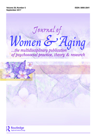 Cover image for Journal of Women & Aging, Volume 29, Issue 5, 2017