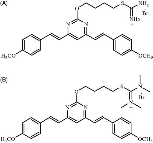 Figure 1. Chemical structures of 1 D (A) and IS (B).