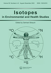 Cover image for Isotopes in Environmental and Health Studies, Volume 59, Issue 4-6, 2023