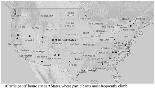 Figure 3. Geographic distribution of participants.