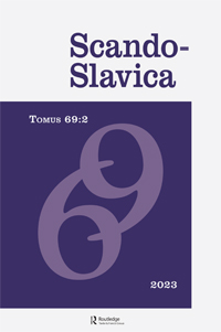 Cover image for Scando-Slavica, Volume 69, Issue 2, 2023