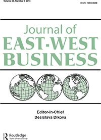 Cover image for Journal of East-West Business, Volume 25, Issue 3, 2019