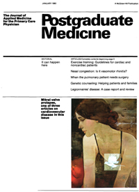 Cover image for Postgraduate Medicine, Volume 67, Issue 1, 1980