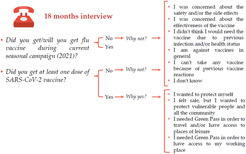 Figure 3. Interview at 18 months.