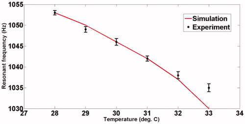 Figure 14. Same as Figure 13, but for the agarose phantom. This experimentally captured mode matches with the eighteenth mode of the ROI during the simulation.